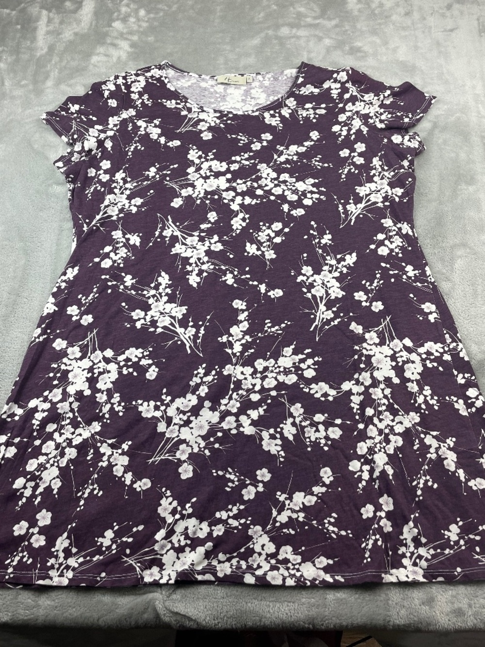 H Casuals Sleeveless Purple Tank Top Women's Size XL